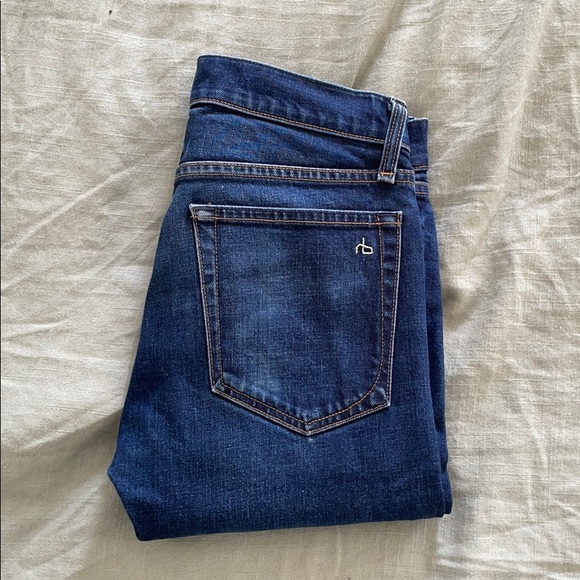 Rag & Bone blue jeans size 28 fit 1 - Picture 2 of 2